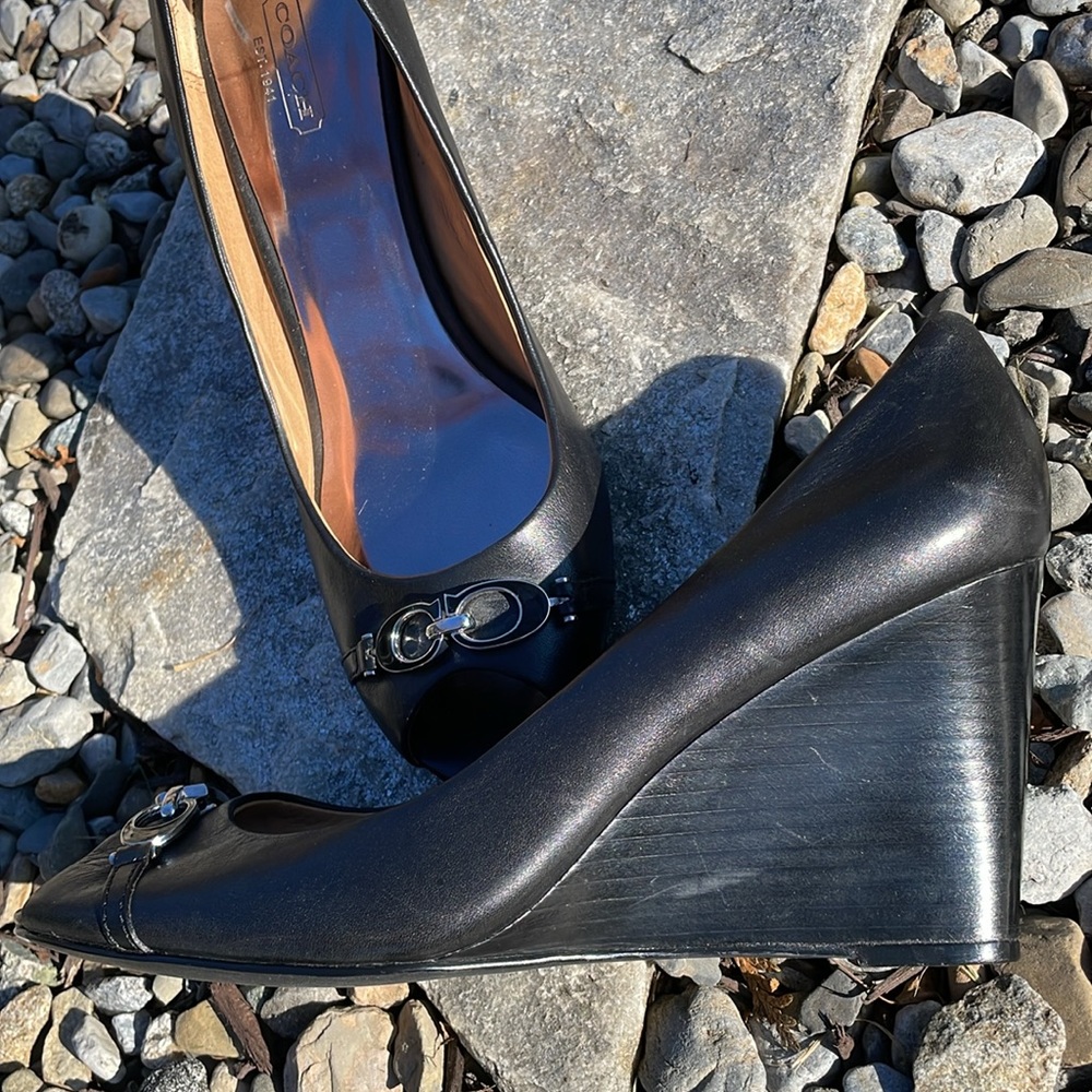 Coach (NEW) Elora Wedge Heels - Picture 6 of 11
